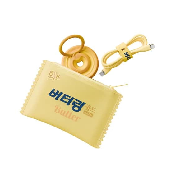 미니덕트 버터링 무선충전기 파우치