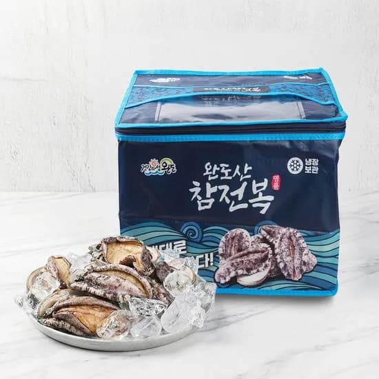 청정 완도군 노화도 활 전복 1kg 일반 선물세트