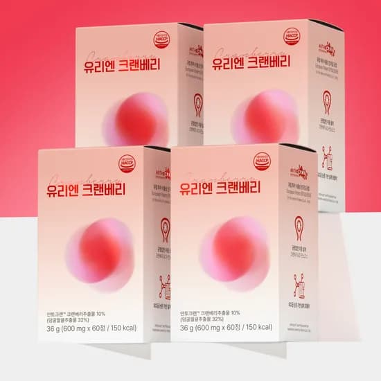 유리엔 크랜베리 만노오스 240정