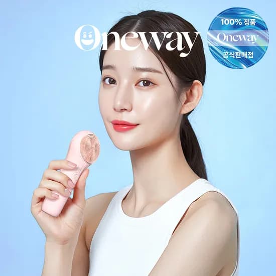 원웨이 스타터 진동클렌저 실리콘 브러쉬 전동 세안기 피지제거 모공 클렌져 V1