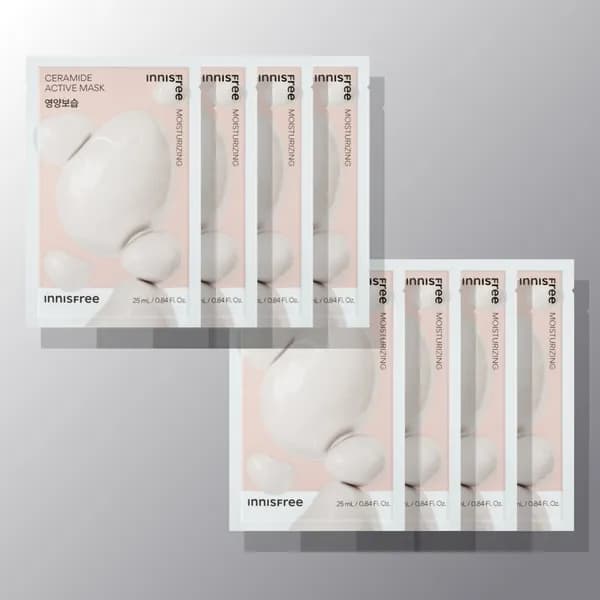 이니스프리 액티브 마스크 세라마이드 [영양보습] 25mL 8매, 1개