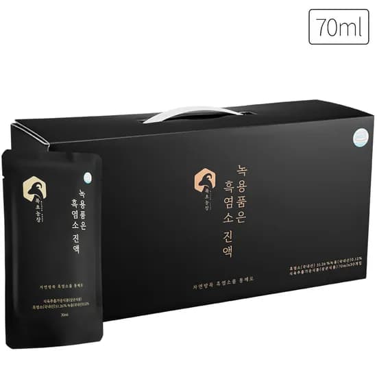 목초농장 녹용 품은 흑염소진액 엑기스 흑염소즙 70ml x 30개입