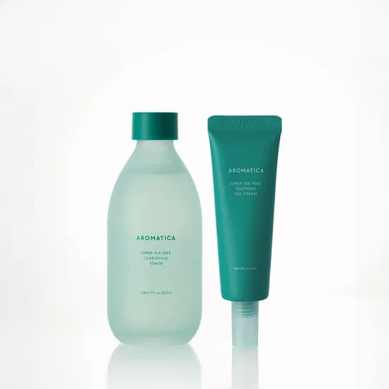 아로마티카 슈퍼 티트리 클래리파잉 토너 200ML & 젤 크림 50ML 2종 SET