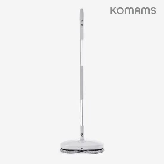코맘스 듀얼패드 자동물분사 무선 물걸레청소기 KB0350-G