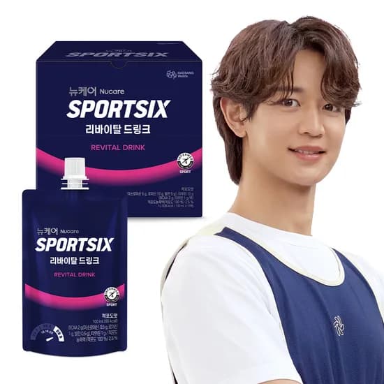 뉴케어 스포식스 러닝 리바이탈 드링크 전해질음료 100ml 10개입, 1개