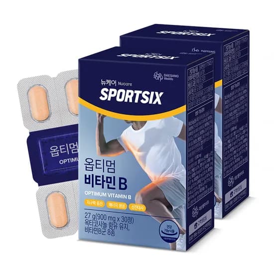 뉴케어 스포식스 옵티멈 비타민B 900mg 30정 2개