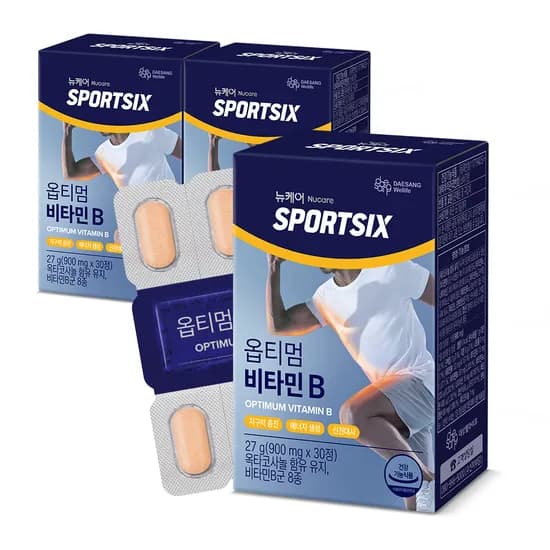 뉴케어 스포식스 옵티멈 비타민B 900mg 30정 3개