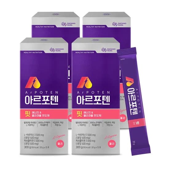 아르포텐 핏 아르기닌 에너지젤리 15포 4개