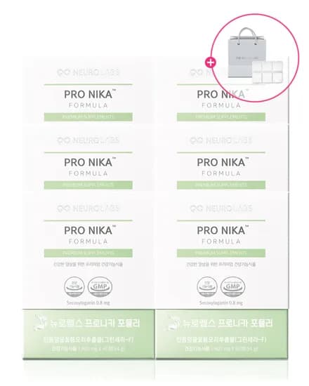 뉴로랩스 프로니카 360정 위에좋은 위 건강기능식품 그린세라-F 영양제 약 케이스 제공