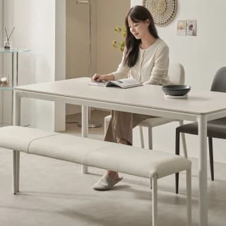 보니애가구 로프트 포세린 세라믹 식탁 1200