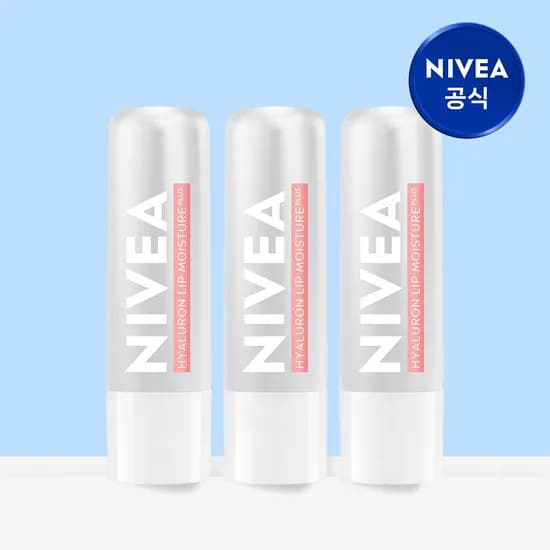 니베아 립케어 히알루론 로제 5.2g 3개