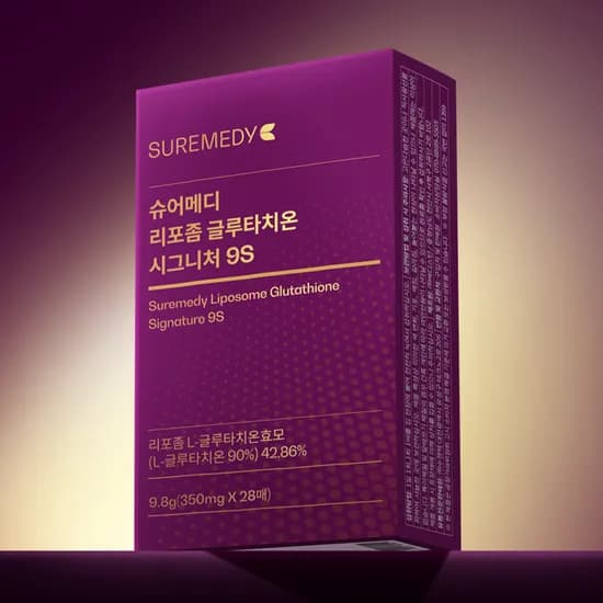 슈어메디 리포좀 글루타치온 시그니처 9S 프리미엄 28매, 1개