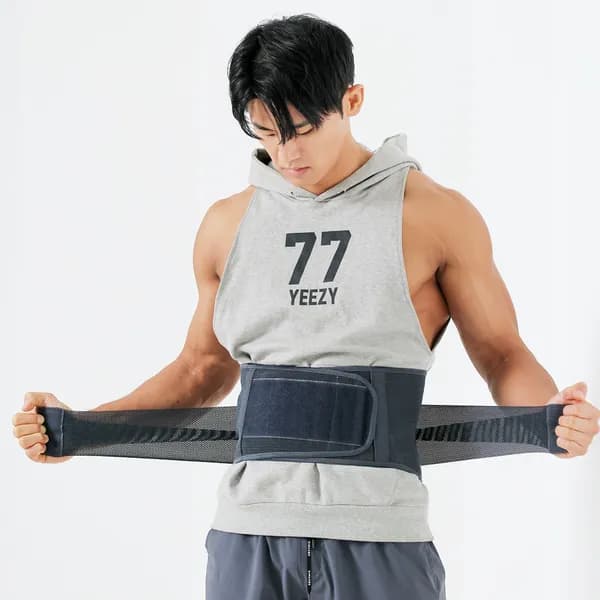 빔핏 허리보호대 복대 압박 메쉬 얇은 허리복대 통기성 우수 디스크 복압 밴드 척추 보호