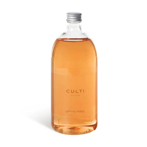 쿨티 밀라노 프리미엄 에센셜 오일 디퓨저 리필 1000ml 슈프림앰버