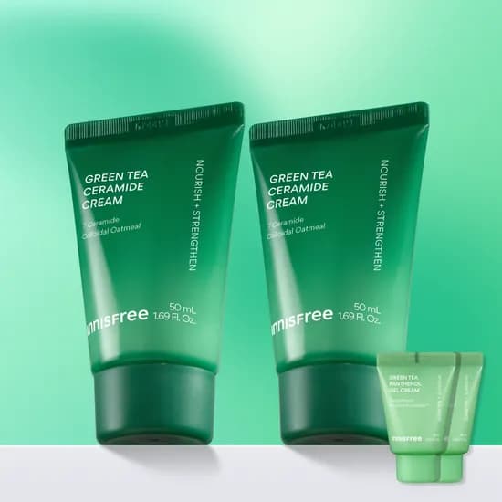 이니스프리 그린티 세라마이드 버터 보습 크림 50ml 2개