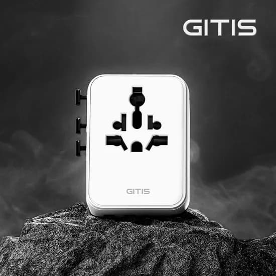 지티스 PD100W 여행용 멀티어댑터 해외 콘센트 전세계 초고속 110V 멀티탭