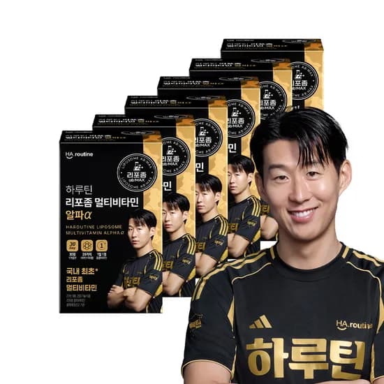 하루틴 리포좀 멀티비타민 미네랄 알파a 30정 6개