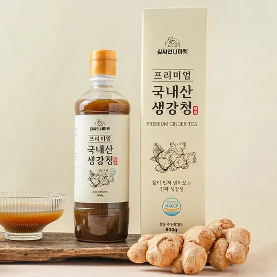 맵지않은 수제 생강청 생강차 600g 1개