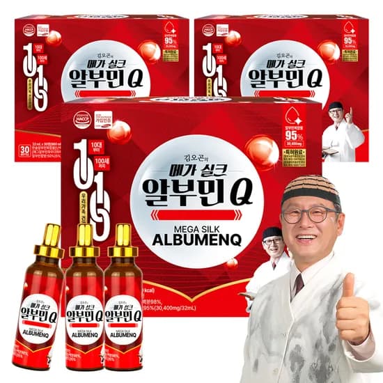 김오곤원장의 마시는 메가 실크 알부민Q 30개입, 3개