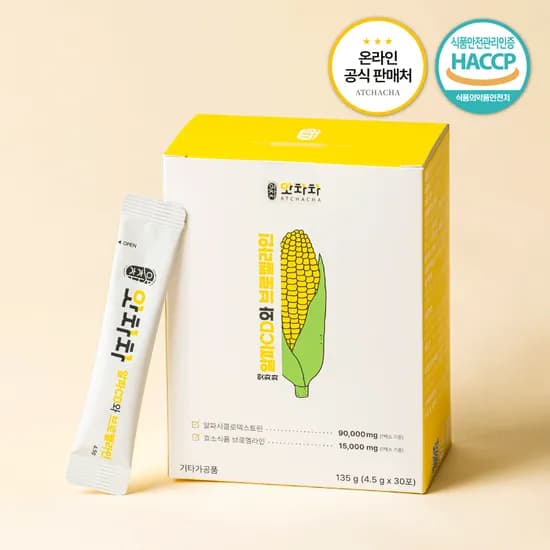 앗차차 알파CD와 브로멜라인 30포 1개 29,800원