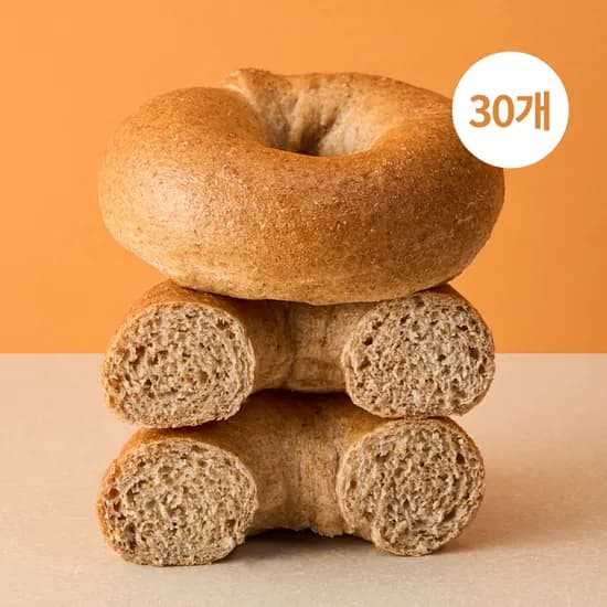 저당 통밀곤약 베이글 플레인 60g 30개