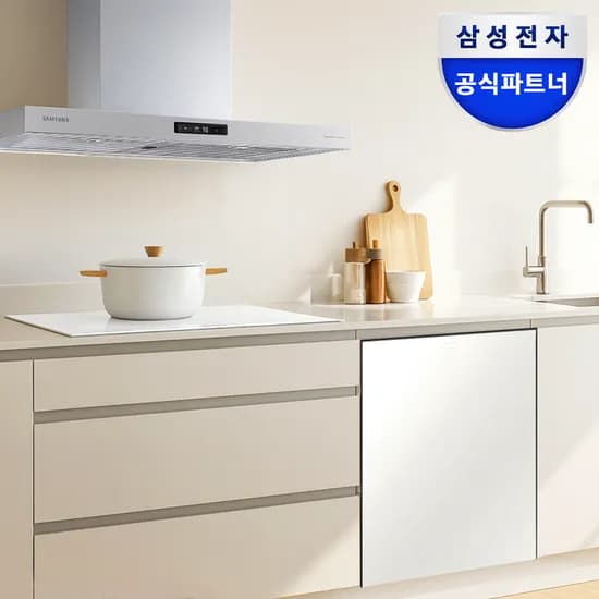 삼성전자 비스포크 후드 Air 레인지 주방 후드 NK90B8770AG 글램 그레이