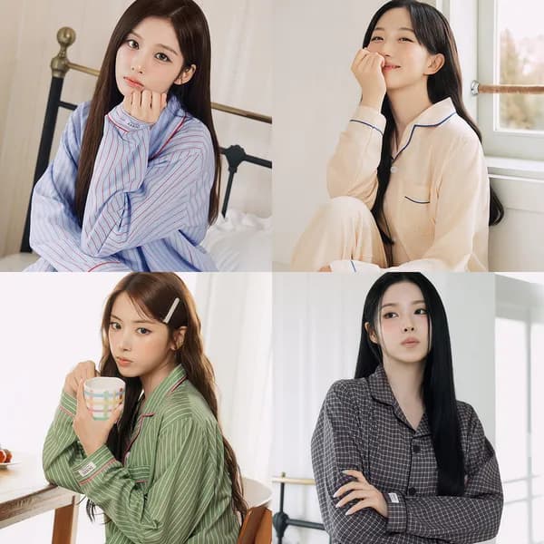 도씨 26FW 긴팔 카라 커플 잠옷 세트 남녀공용 홈웨어 27종 33,900원