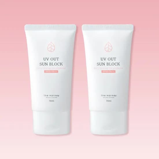 더하르나이 혼합자차 선크림 SPF50+ PA+++ 70ml, 2개