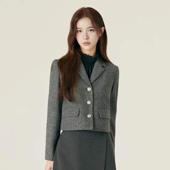 로엠 크롭 울자켓 RMJKF4VR53