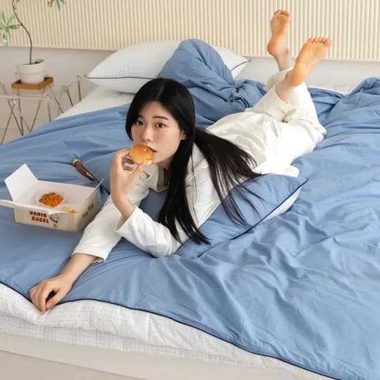 멜루나 모달이불 먼지없는 고밀도 순면이불 100수 사계절 소백 SS