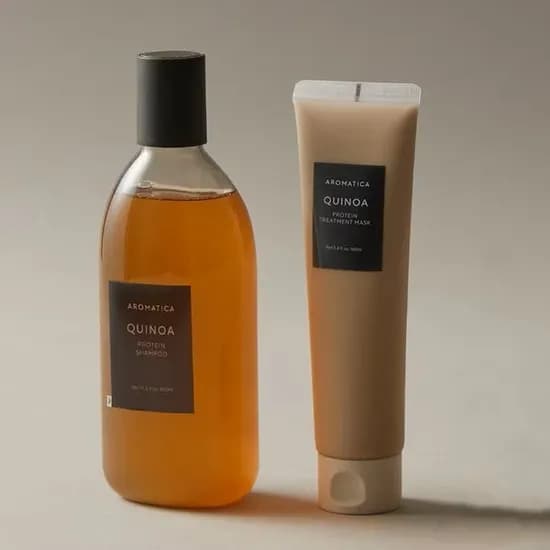 아로마티카 퀴노아 헤어 샴푸 400ml 외 트리트먼트 마스크 160ml