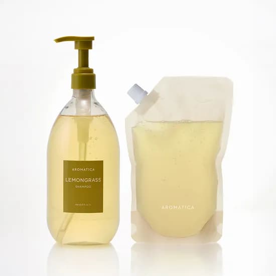 아로마티카 레몬그라스 탈모케어 샴푸 1L 리필 500ml 세트