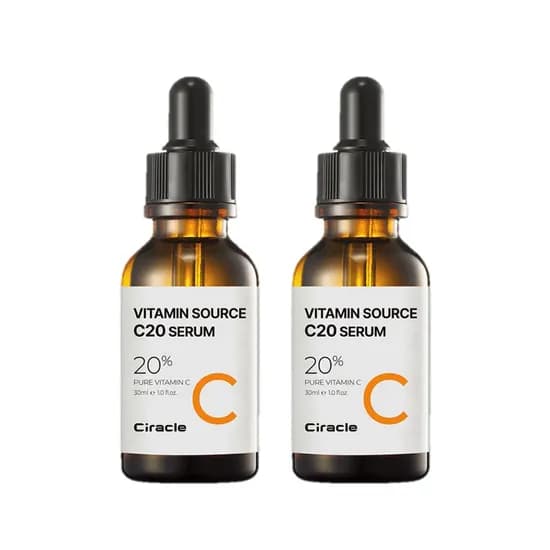씨라클 순수비타민C 20% 나이아신아마이드 잡티 모공 미백 주름개선 세럼 30ml, 2병