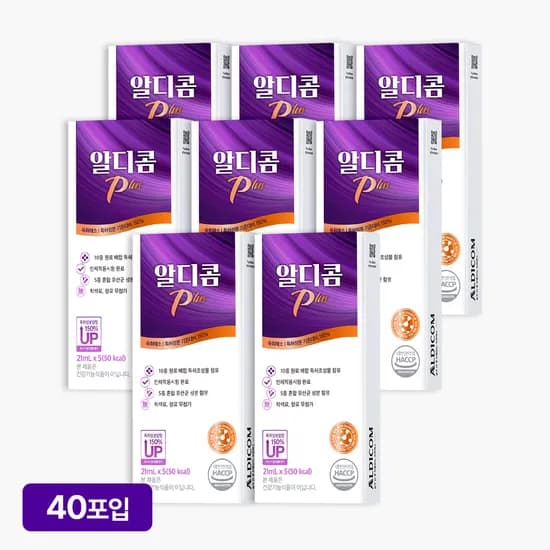알디콤Plus 숙취해소제 5포, 8개