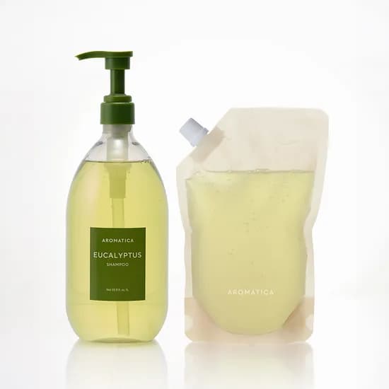 아로마티카 유칼립투스 탈모케어 샴푸 1L 리필 500ml 세트