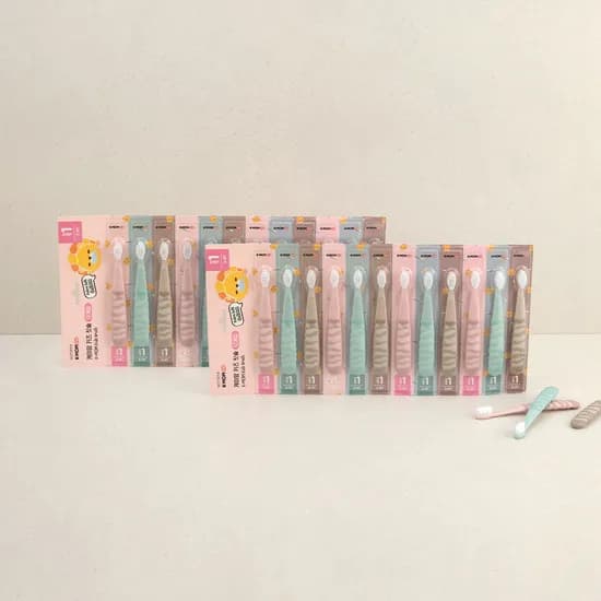케이맘 키즈 칫솔 1단계 12P+12P 총 24P