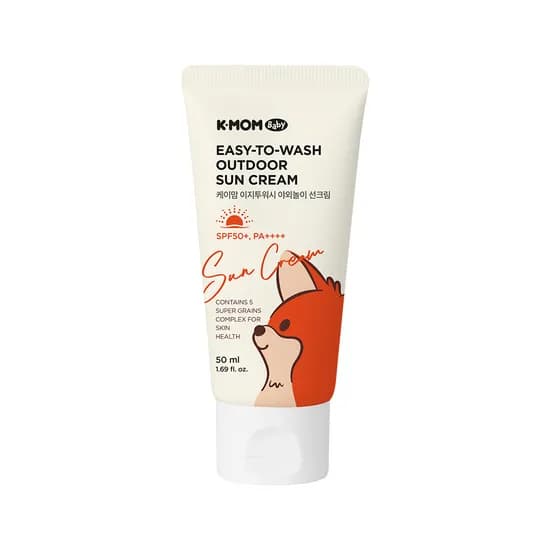 케이맘 이지투워시 야외놀이 선크림 50ml SPF 50+ PA++++