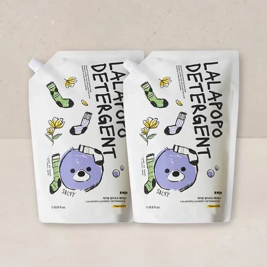 케이맘 랄라포포 세탁세제 리필 1300ml 2개 향선택