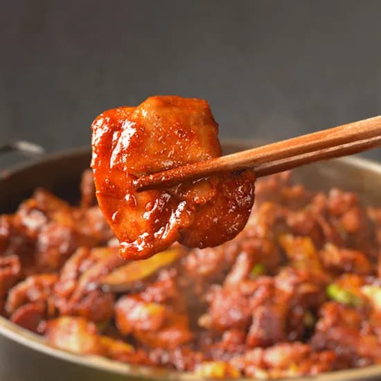 팔팔닭갈비 춘천 닭갈비 닭다리살 캠핑 음식 500g, 10개