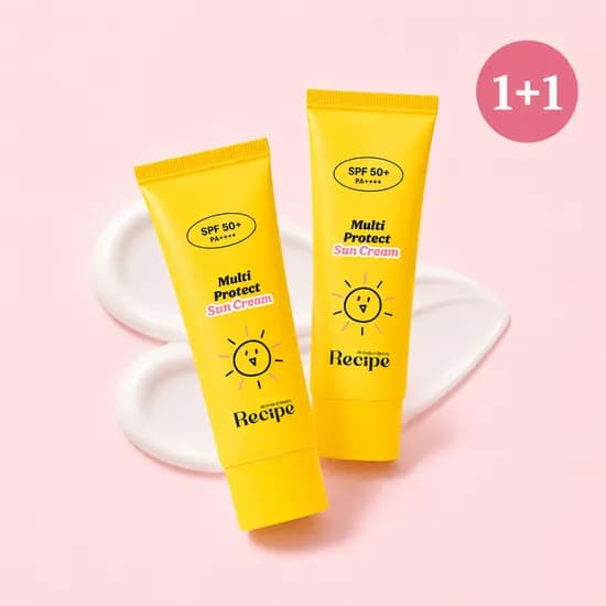 레시피 3중기능성 무기자차 마일드 선크림 SPF50+ PA ++++ 50ml