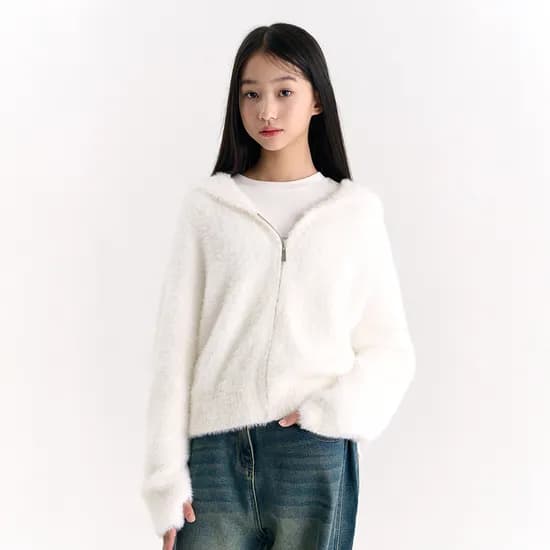 폭닥폭닥 스웨터 후드 집업 TGJM25W03_7358