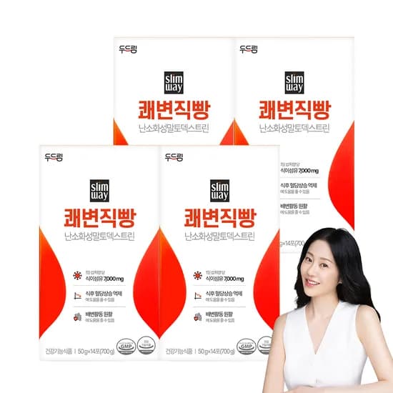 슬림웨이 쾌변직빵 배변활동도움 식이섬유 혈당상승억제 14포, 4개