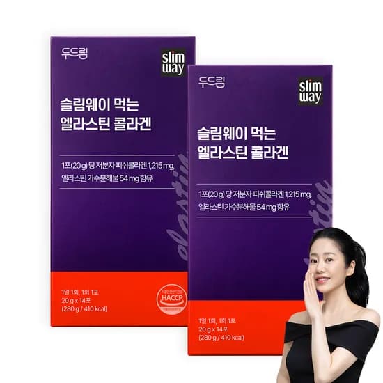 슬림웨이 먹는 엘라스틴 콜라겐 14포, 2개