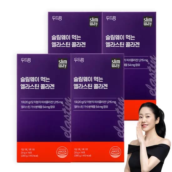 슬림웨이 먹는 엘라스틴 콜라겐 14포, 4개