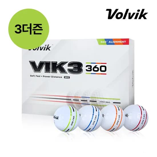 볼빅 VIK3 빅3 360 골프공 3피스