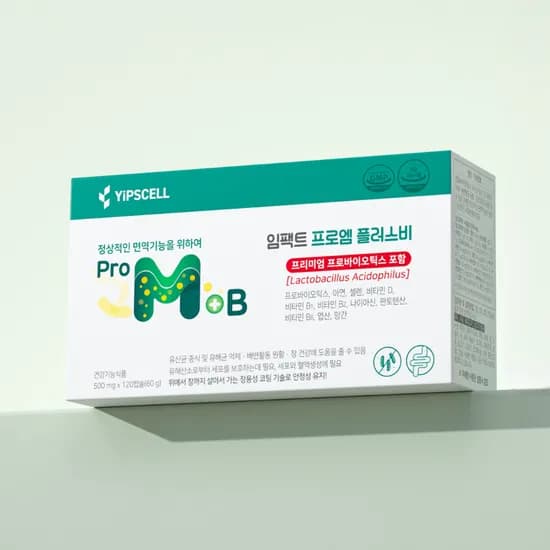장건강 변비 유산균 면역력 아연 비타민B 임팩트 프로엠 플러스비 120캡슐, 1개