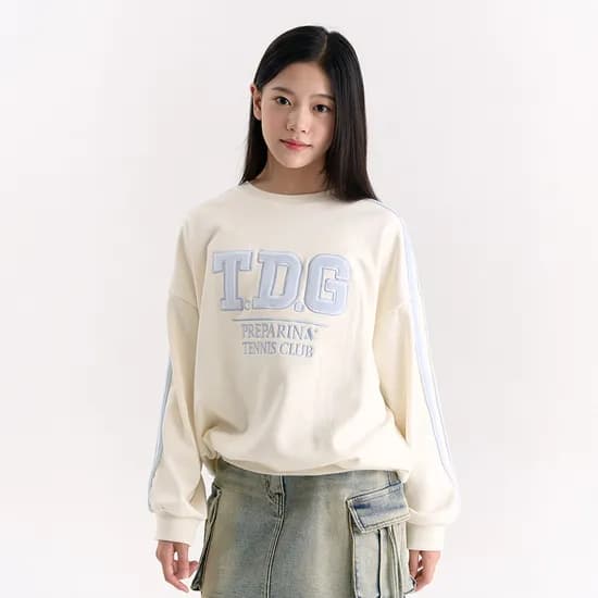 더데이걸 빅 로고 박시 맨투맨 TGMA25T06 19,900원