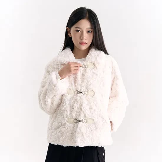 더데이걸 뽀글이 퍼 자켓 TGJA25W01