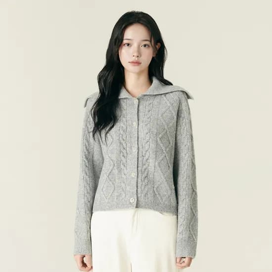 로엠 세일러 케이블 가디건 RMCKF4VR16