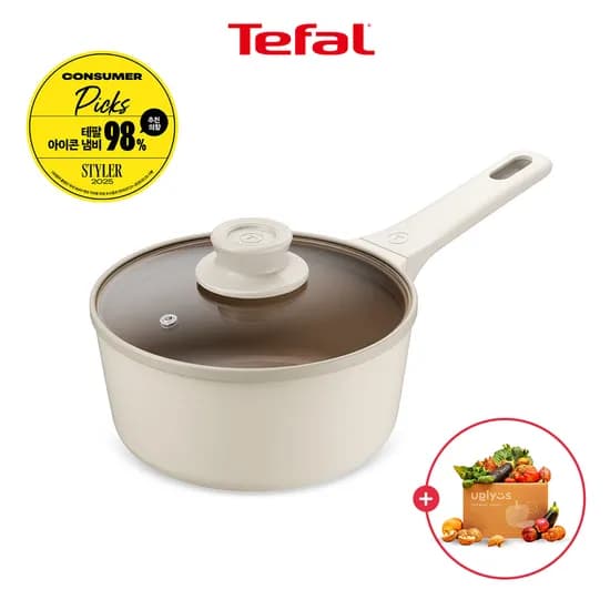 테팔 세라믹 인덕션 주물 아이콘 오트 밀크 편수 18cm